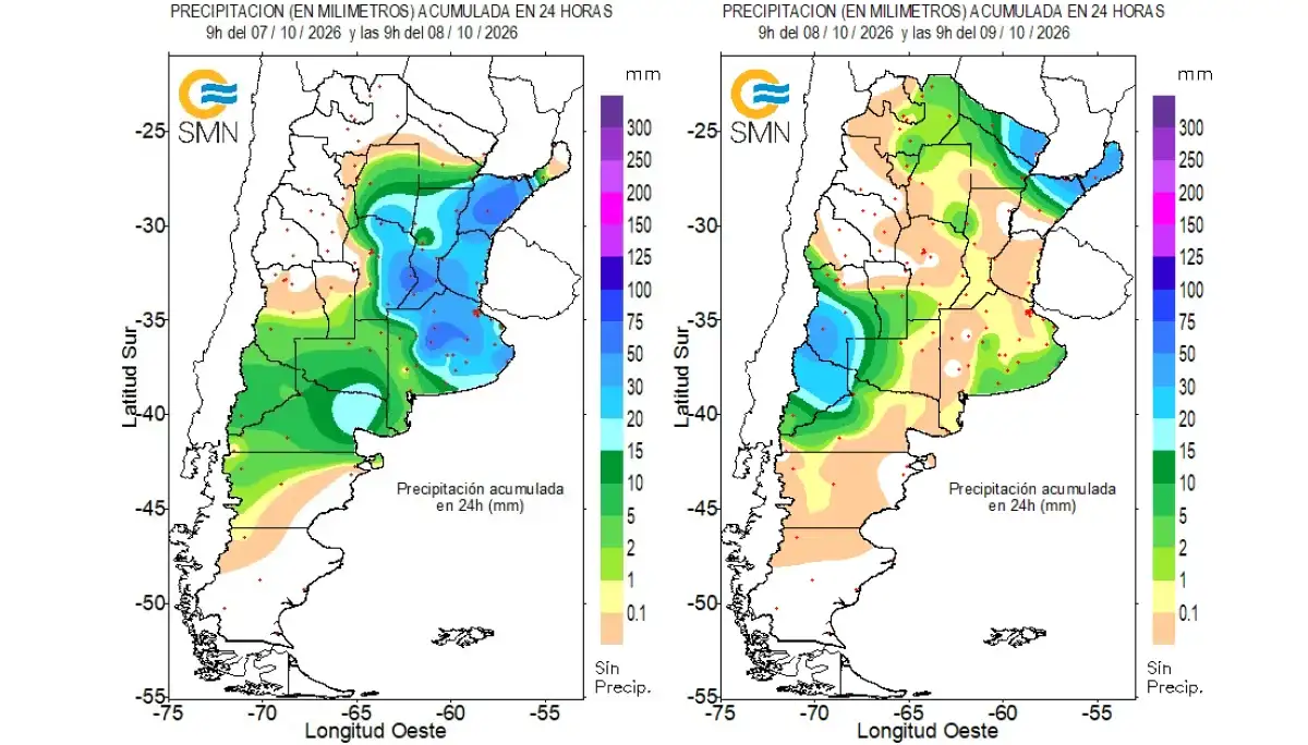 Comenzó la influencia de El Niño: trigo y maíz toman fuerza tras fuertes lluvias en el centro del país