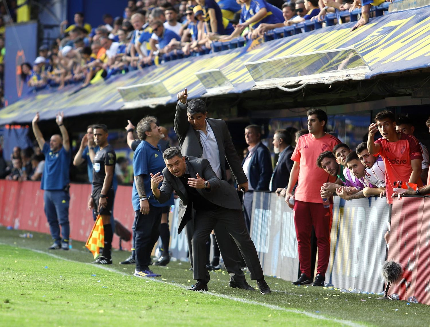 Gallardo y Biscay, ganadores en la Bombonera.