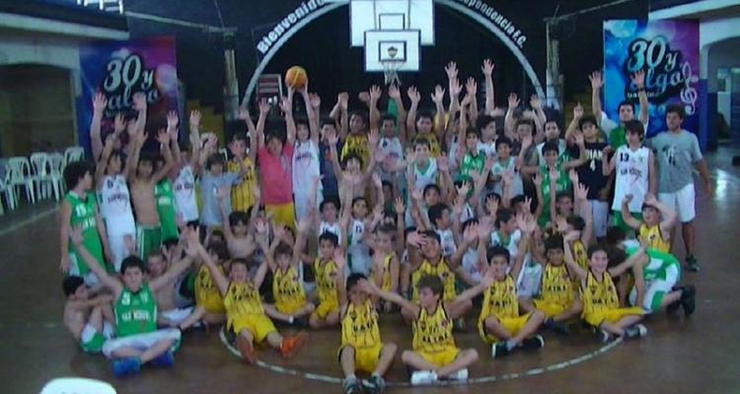 Exitoso encuentro de Minibasquet