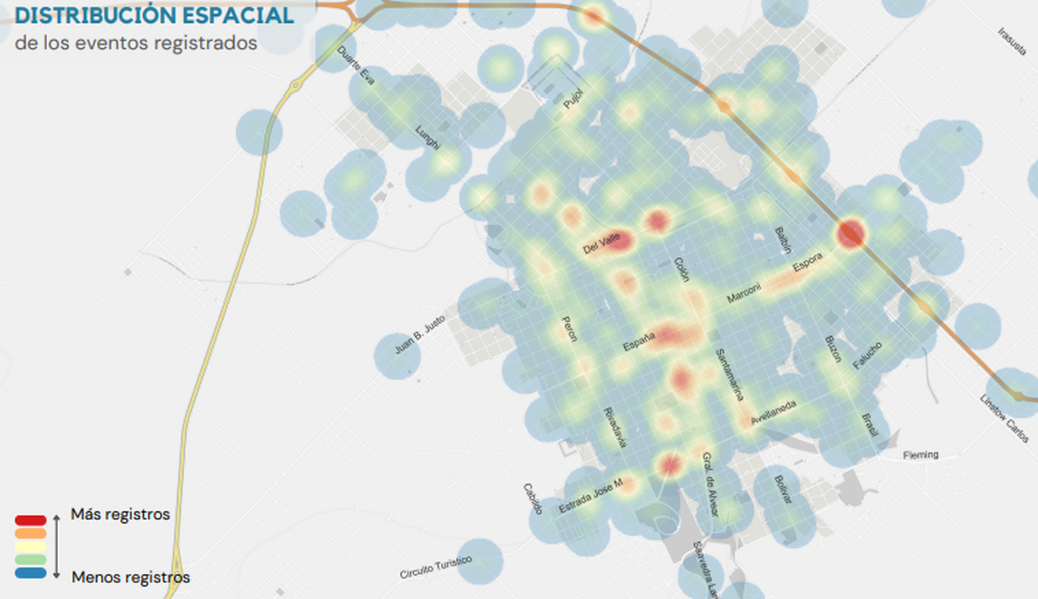 observatorio vial mapa de calor 30-08-24