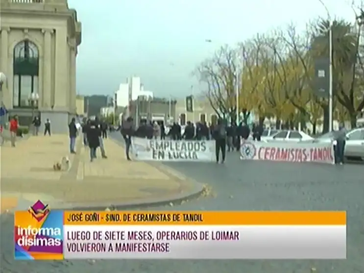 Luego de 7 meses, operarios de Loimar volvieron a manifestarse