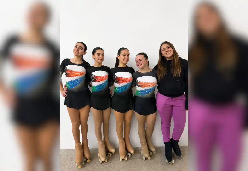 Patinadoras de Colegiales en Provinciales y Selectivos en Bahía Blanca