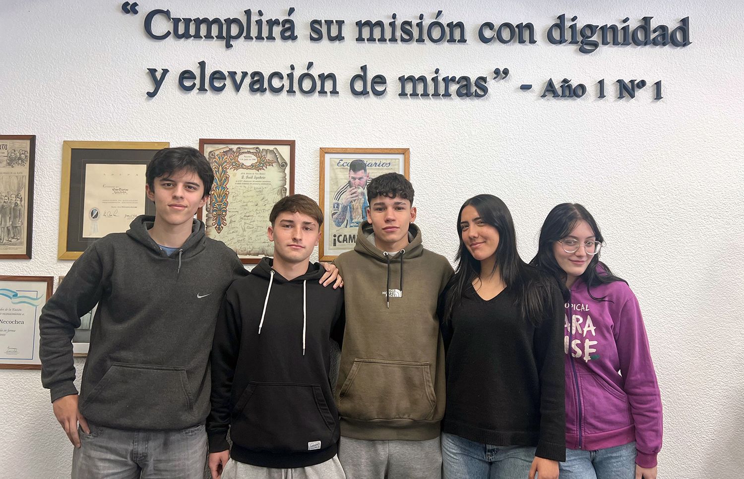 En Ecos Diarios. Alumnos de la Técnica Nº 3