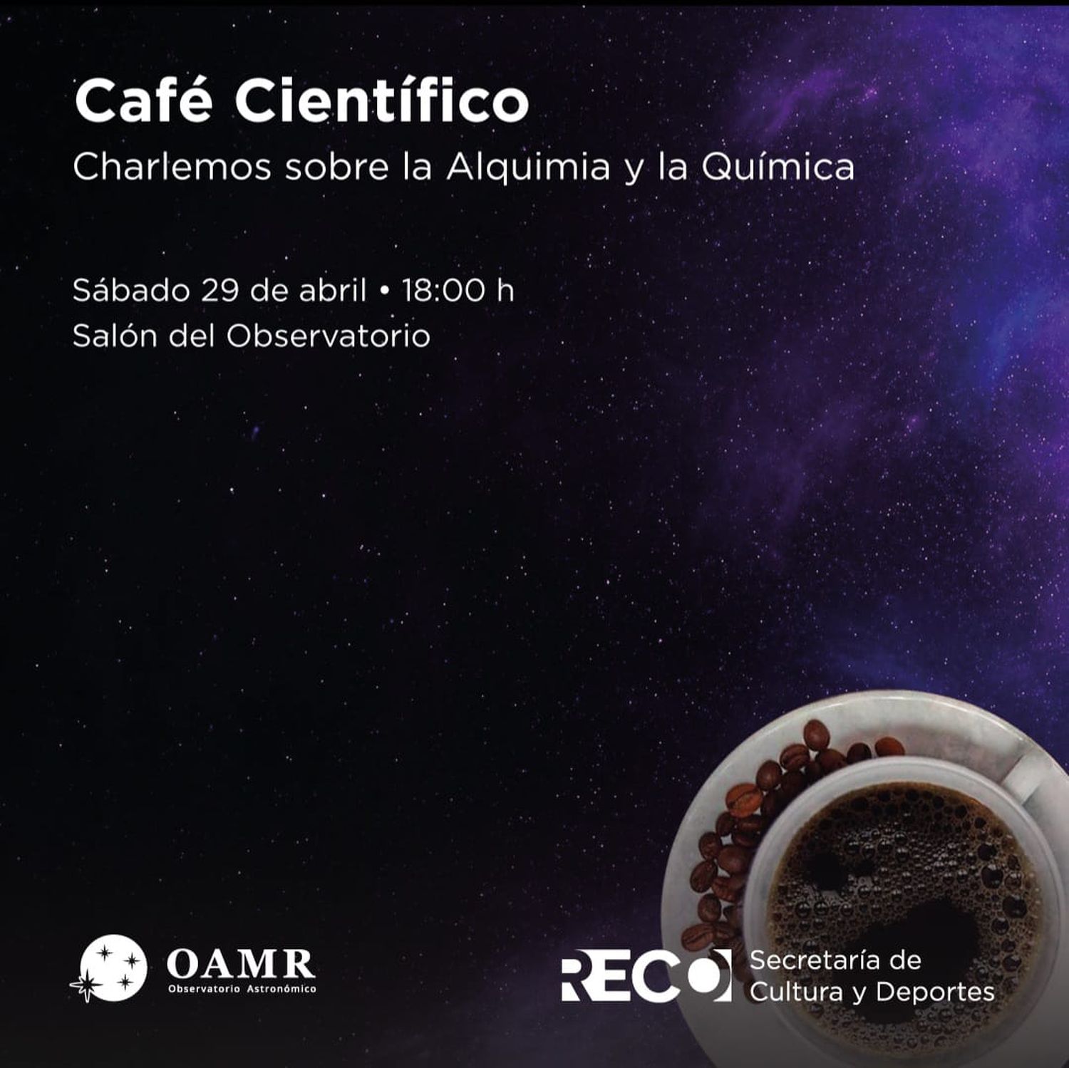 Café científico en el Observatorio Municipal de Reconquista