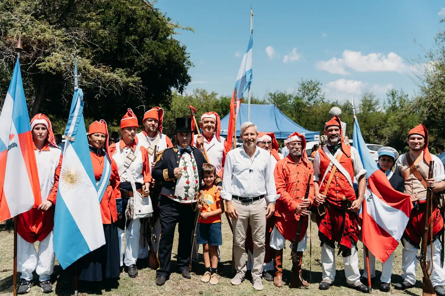 Frigerio participó en diversas actividades por el aniversario de la Batalla de Caseros