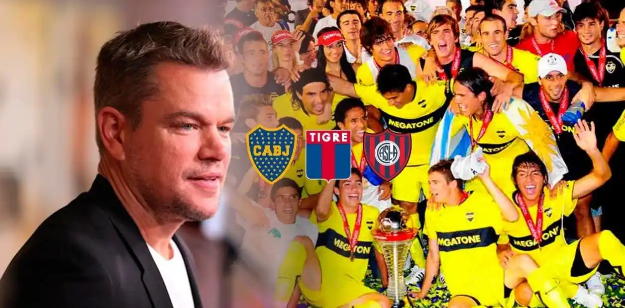 La increíble historia del actor de Hollywood Matt Damon en la Bombonera