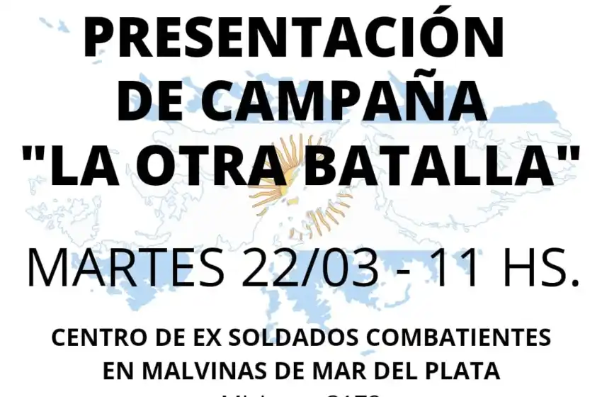 40 años de Malvinas: presentarán el film "La otra batalla"
