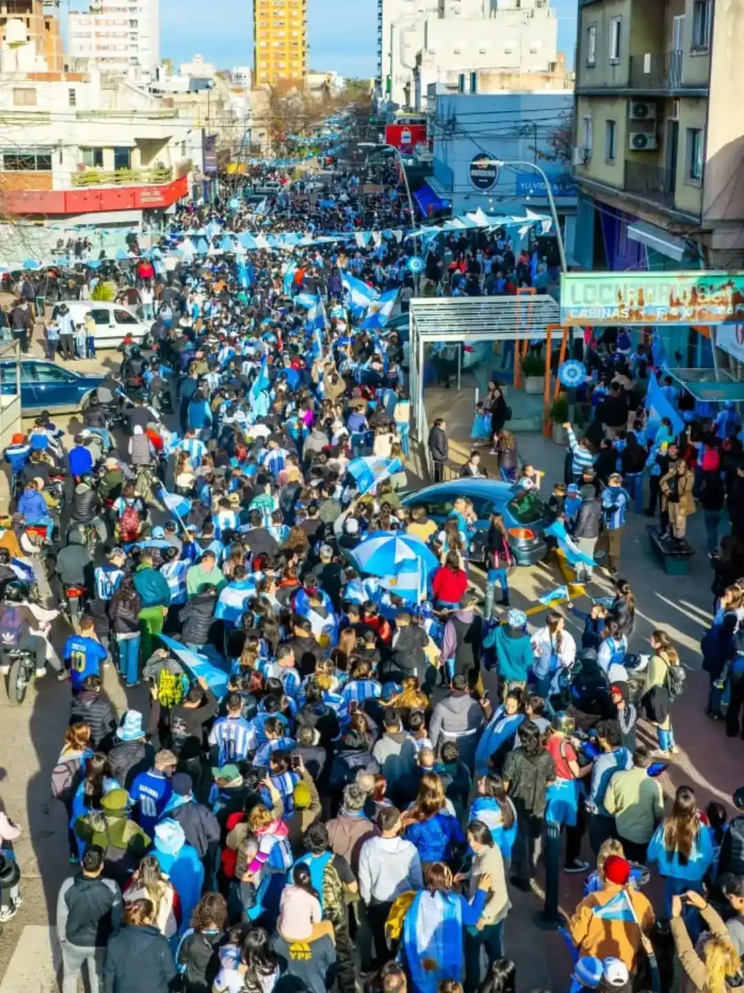 festejos selección Junín