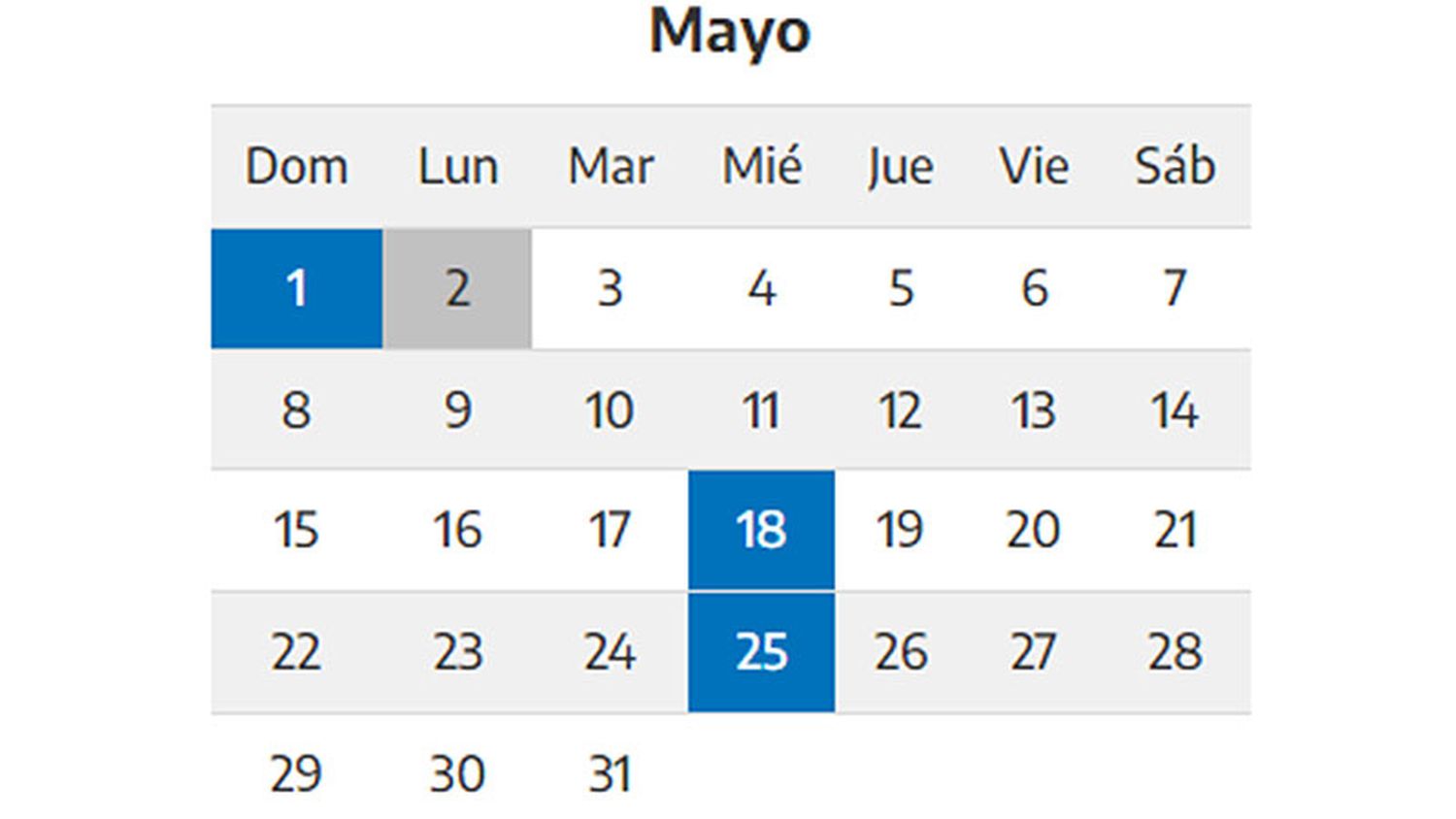 Feriado del 18 de mayo: qué estará prohibido y cómo se paga a quienes trabajen