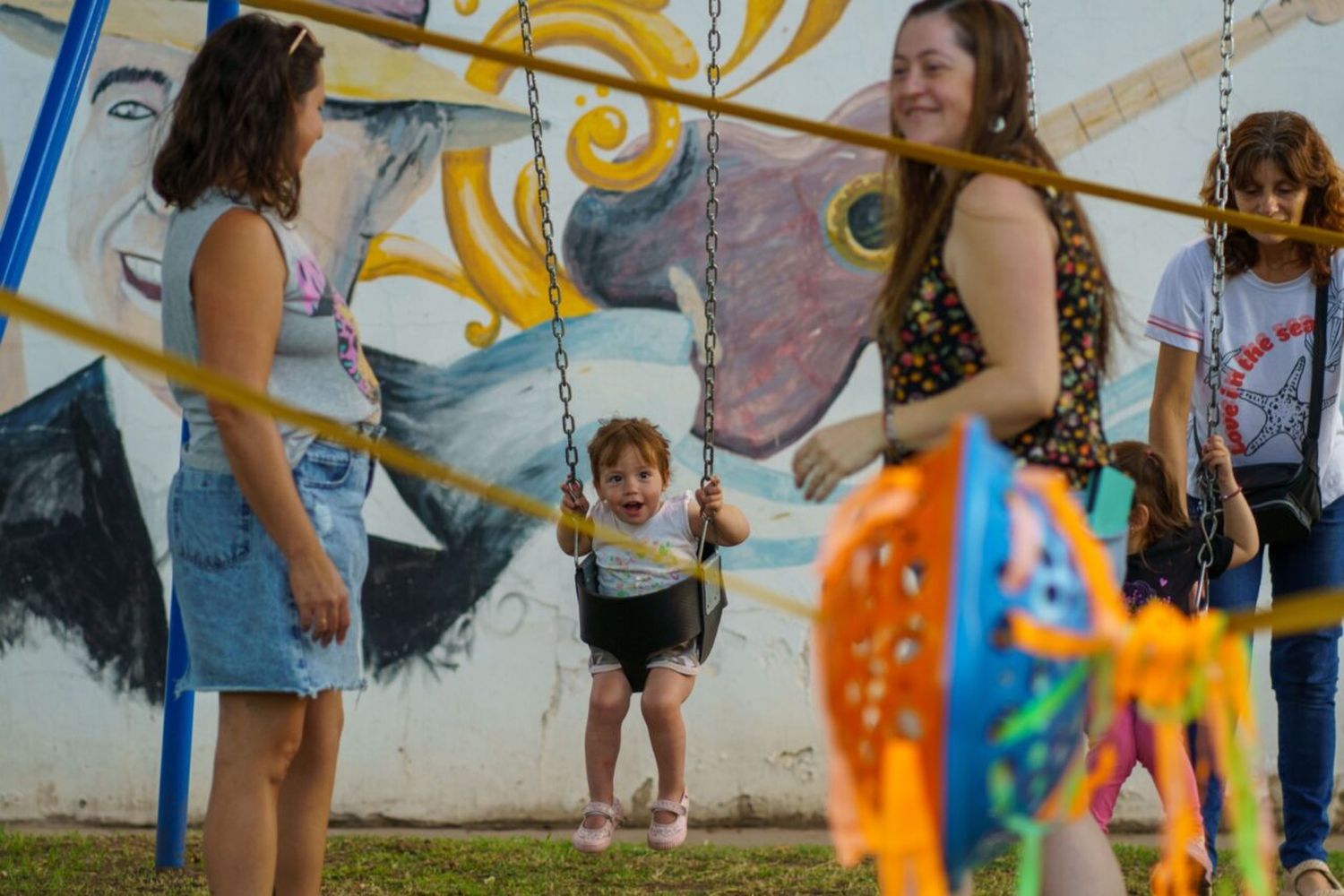 Firmat: inauguraron un Espacio de Juego en la Plazoleta “Carlos Gardel”