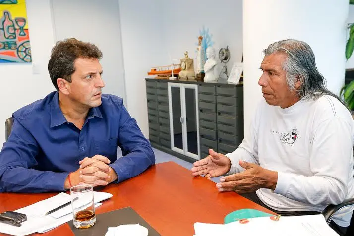 Félix Díaz: "La esperanza de los pueblos indígenas está puesta en la figura de Sergio Massa"