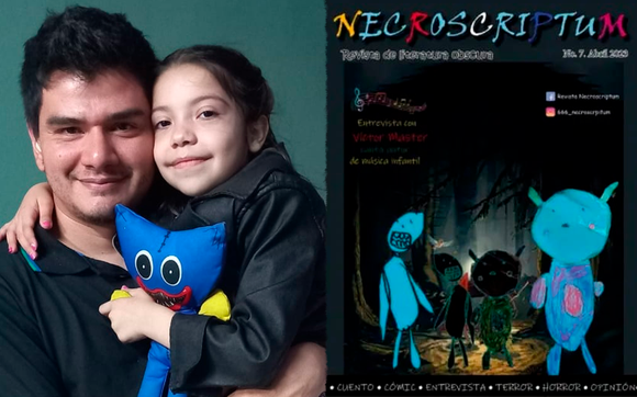 Alejandro Negrete y su sobrina Luz, publicados en México