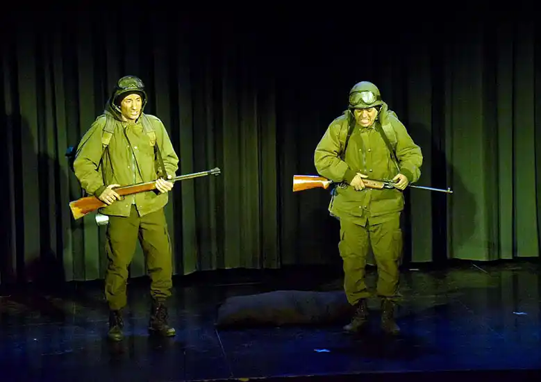 Se presentó una obra de teatro sobre Malvinas