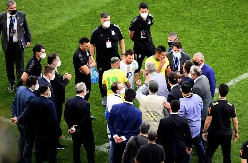Fin de la novela: el partido suspendido entre Brasil y Argentina no se jugará más