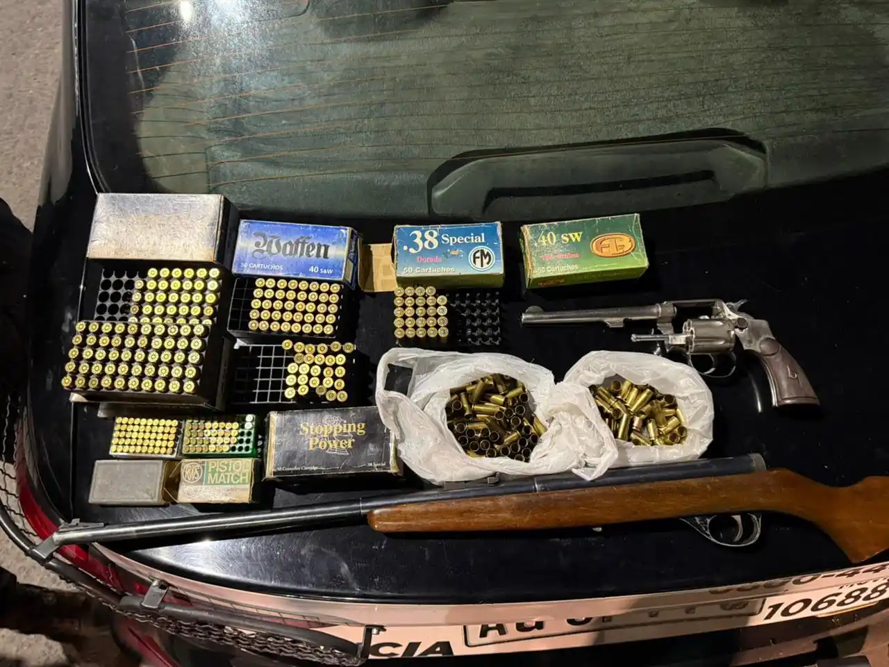 Elementos secuestrados.