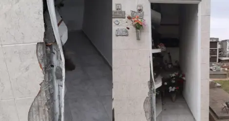 Vandalismo en el Cementerio: “Tierra de nadie”