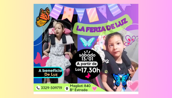 Continúa la feria para recaudar fondos para la pequeña Luz