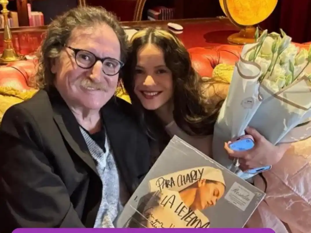 El encuentro de Charly García y Rosalía