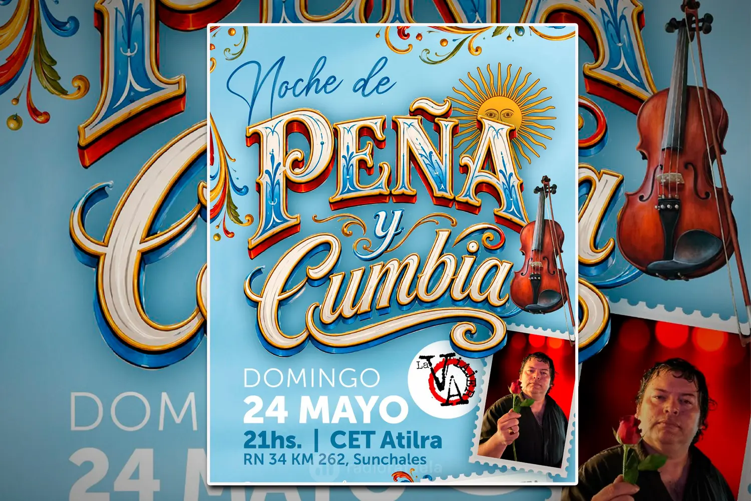 Sunchales celebrará la Patria con una noche de música, baile y gastronomía en el CET Atilra