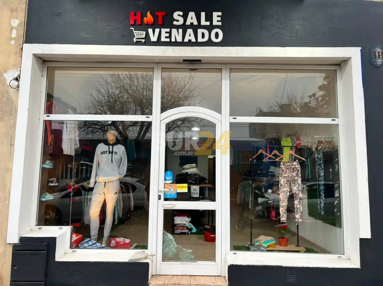 Venado Tuerto: tercer local de ropa que roban en la semana