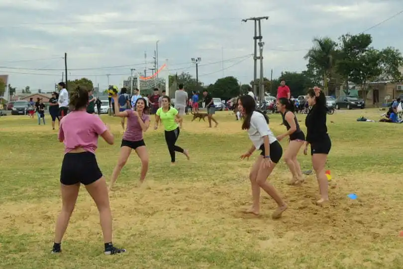 Con atractivas actividades recreativas quedó habilitado el circuito de senderos municipal