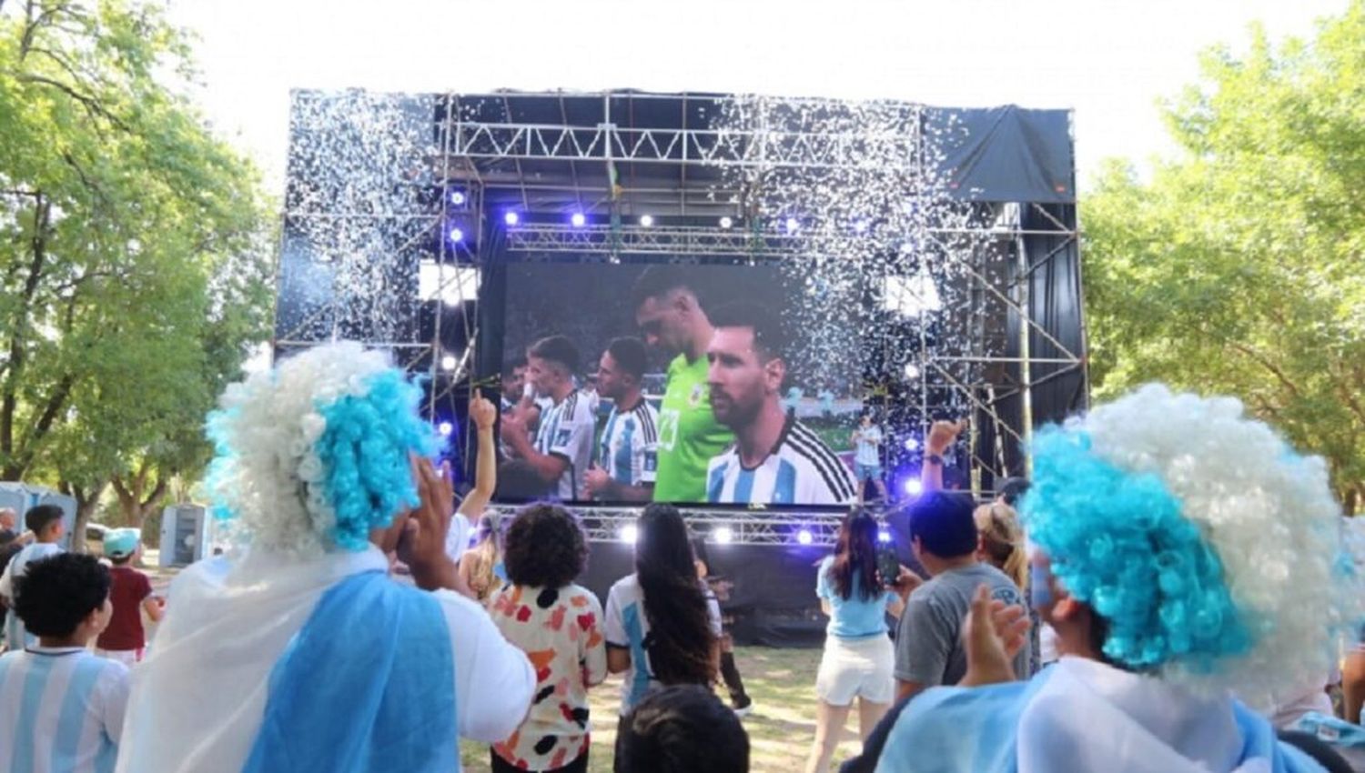 Dónde ver Argentina-Croacia en pantalla grande
