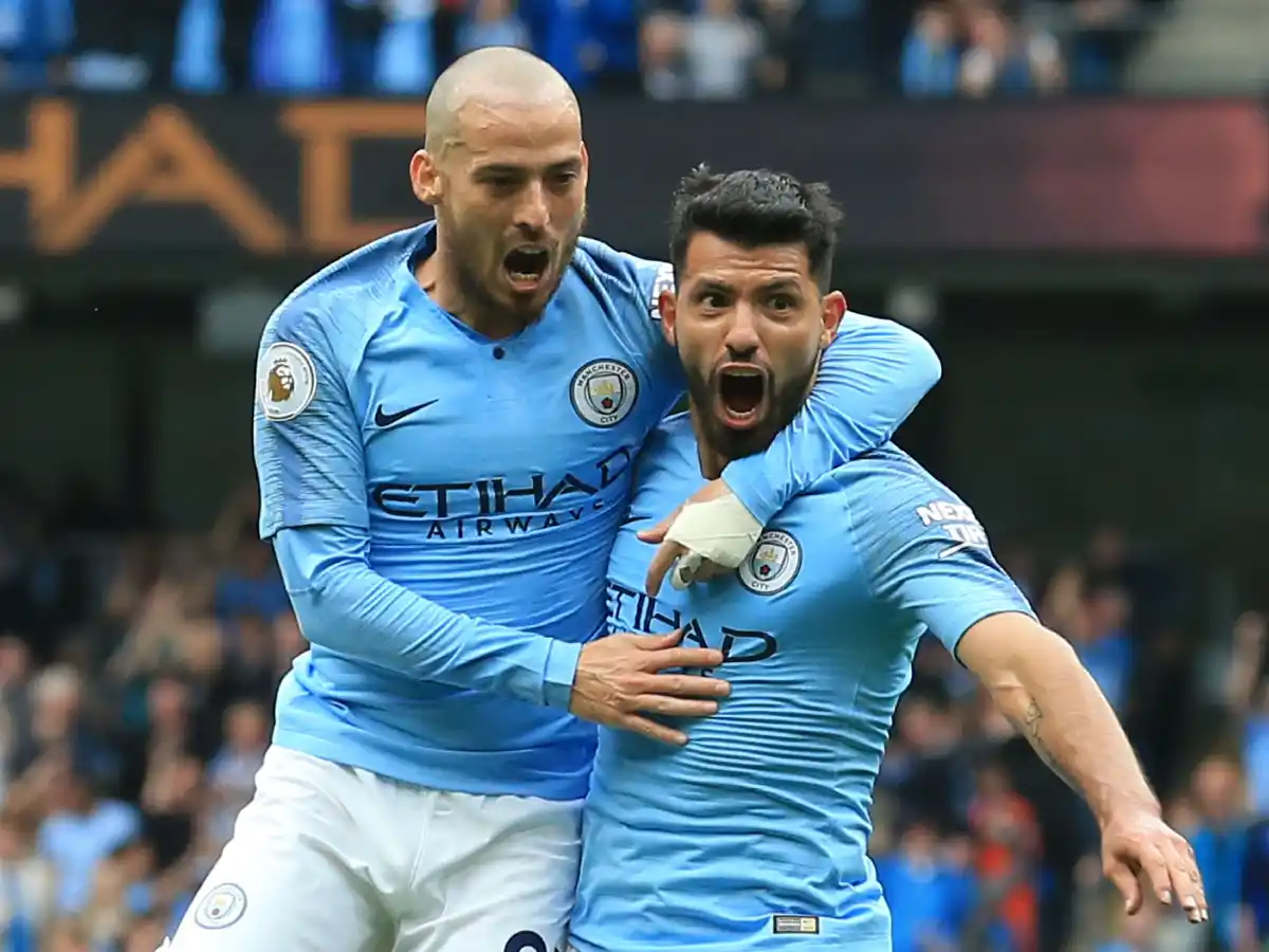 Triplete del Kun en la goleada del City