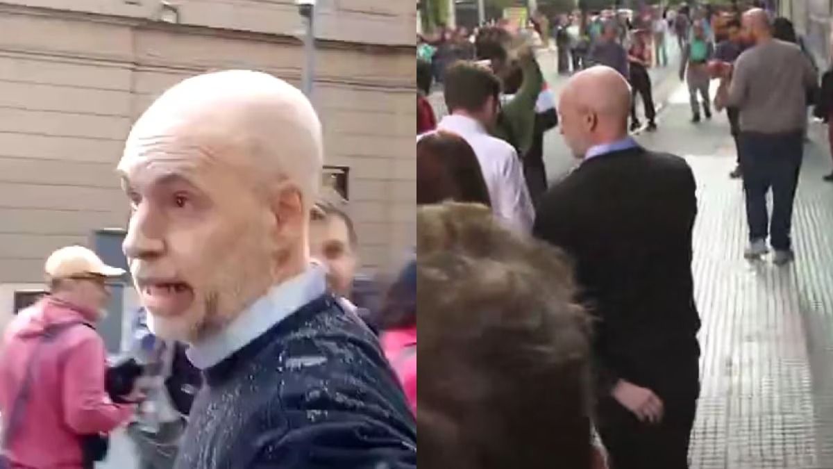 Larreta fue agredido este miércoles mientras participaba en la multitudinaria marcha universitaria.