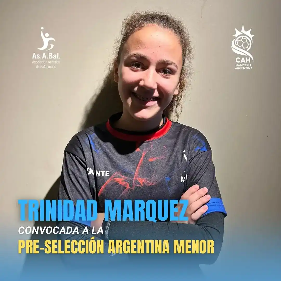 Trinidad Márquez de Handball Necochea fue citada a la Pre-Selección Argentina