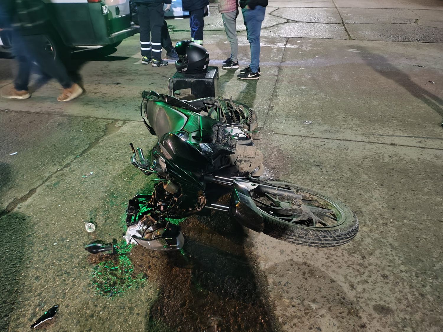 Choque de motos en Venao