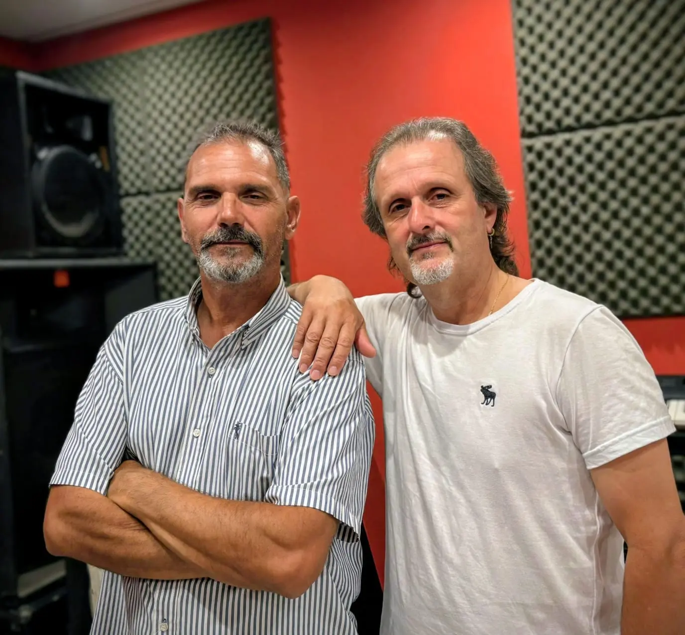 Músicos. Fernando Limbatto y Sergio Álvarez