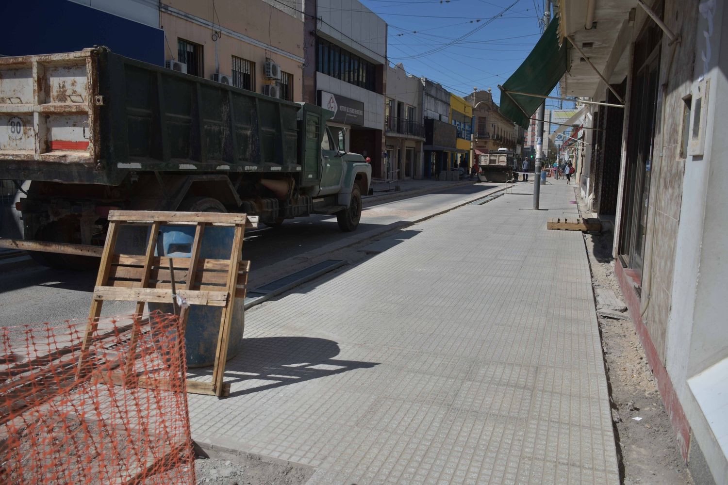 Avanzan los trabajos en la semipeatonal