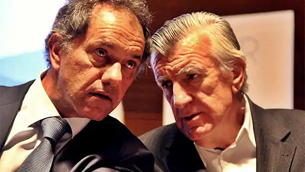 Reunión entre Scioli y Gioja en busca de muestra de unidad del PJ