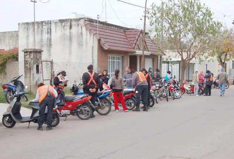 No usar casco, la infracción más constatada en Rafaela