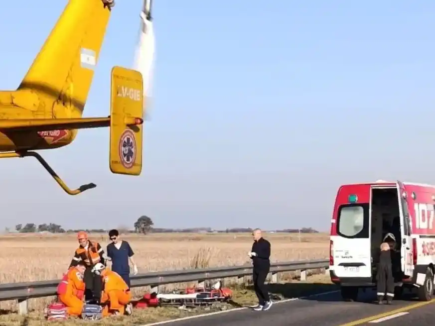 Un hombre de 73 años domiciliado en la zona rural de Chabás murió en el choque.