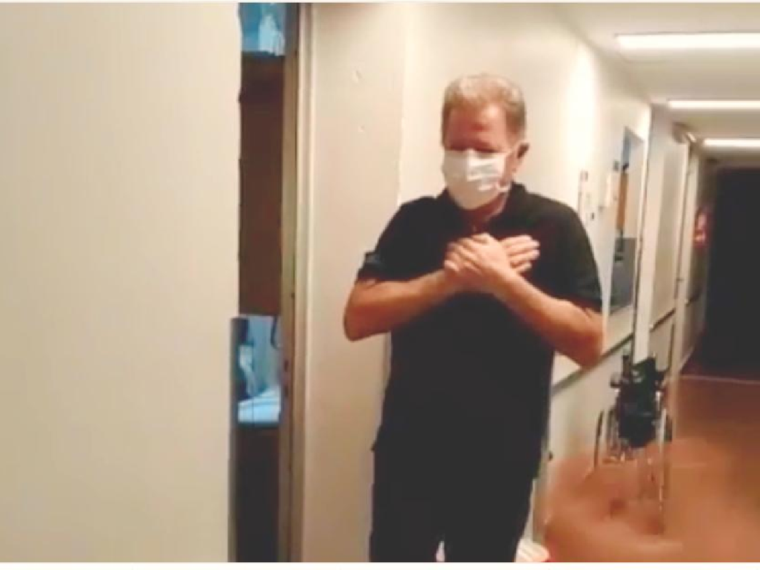"Nunca me voy a olvidar de ustedes": el conmovedor agradecimiento de un paciente recuperado de Covid-19 a sus médicos en Río Cuarto
