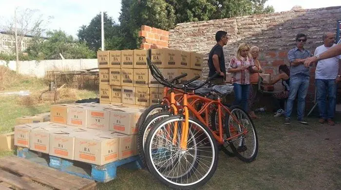 Bahía Blanca: Tras la incautación, repartieron las cajas navideñas de Scioli