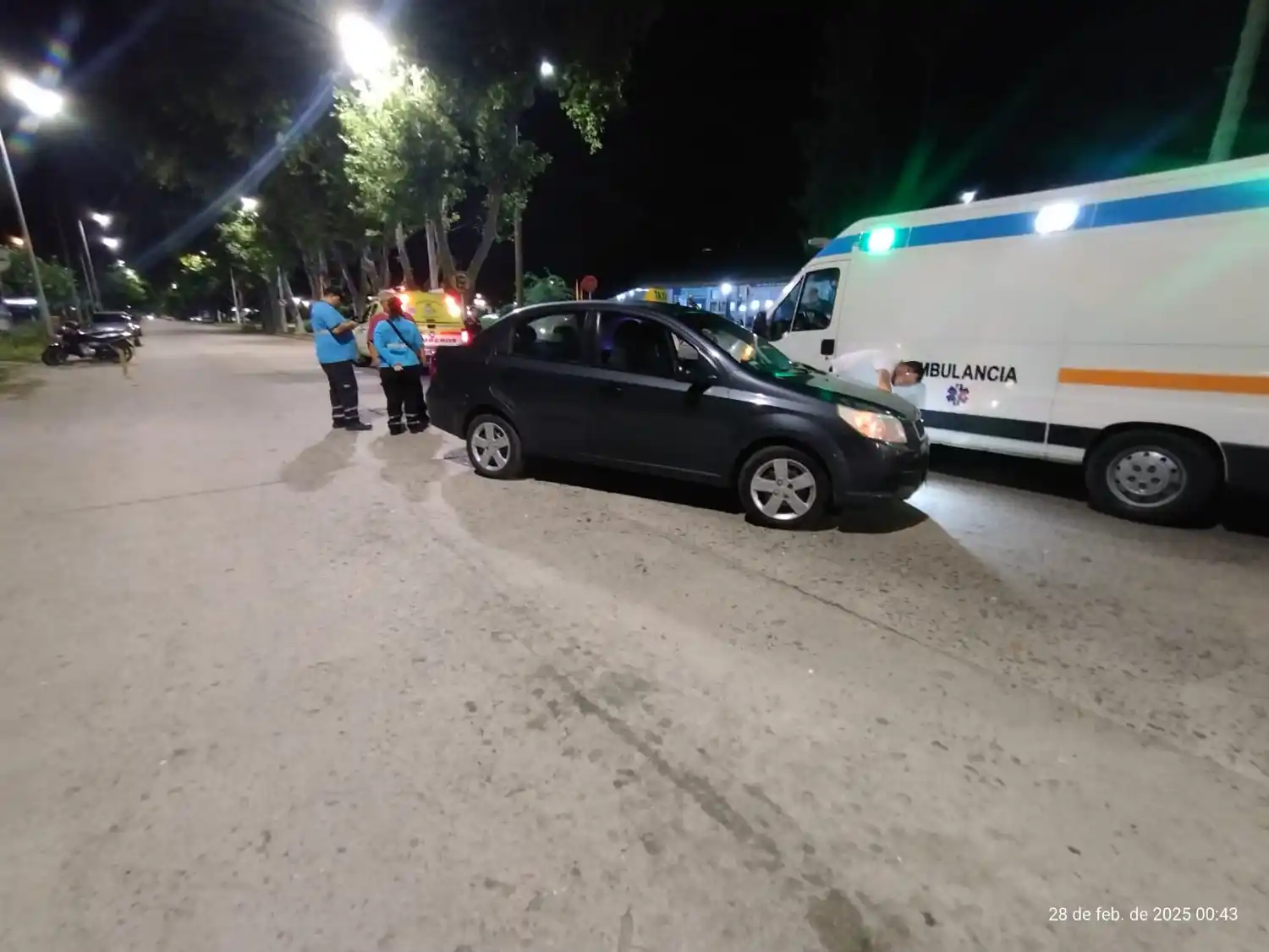 Personal de tránsito coordinó la circulación vial.