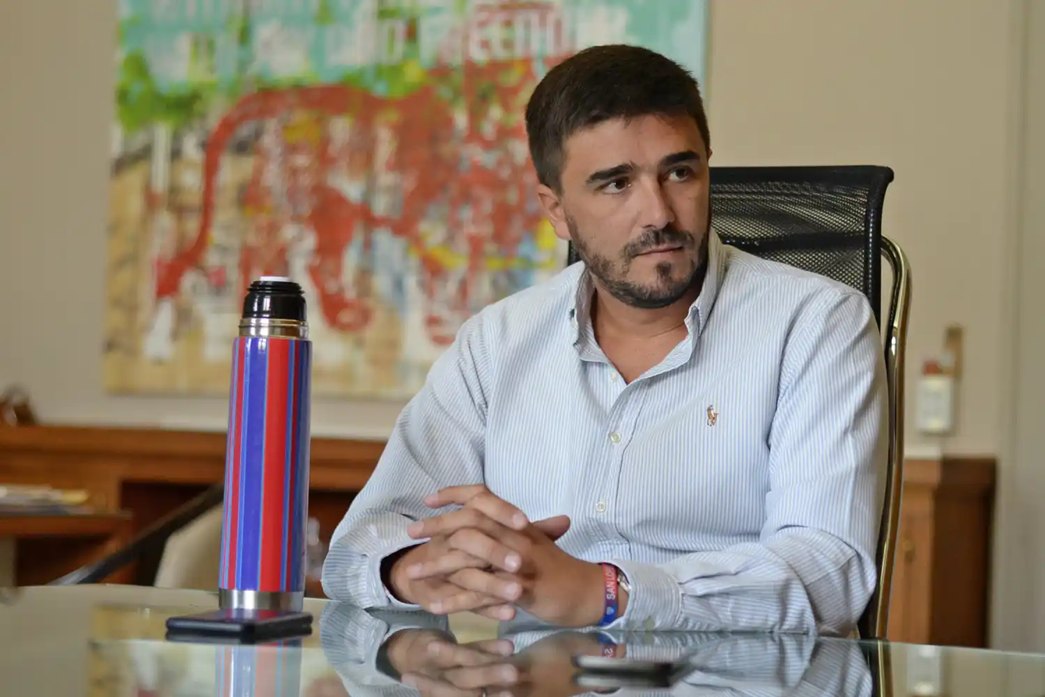 "En Olavarría no se saquea", lanzó Galli.