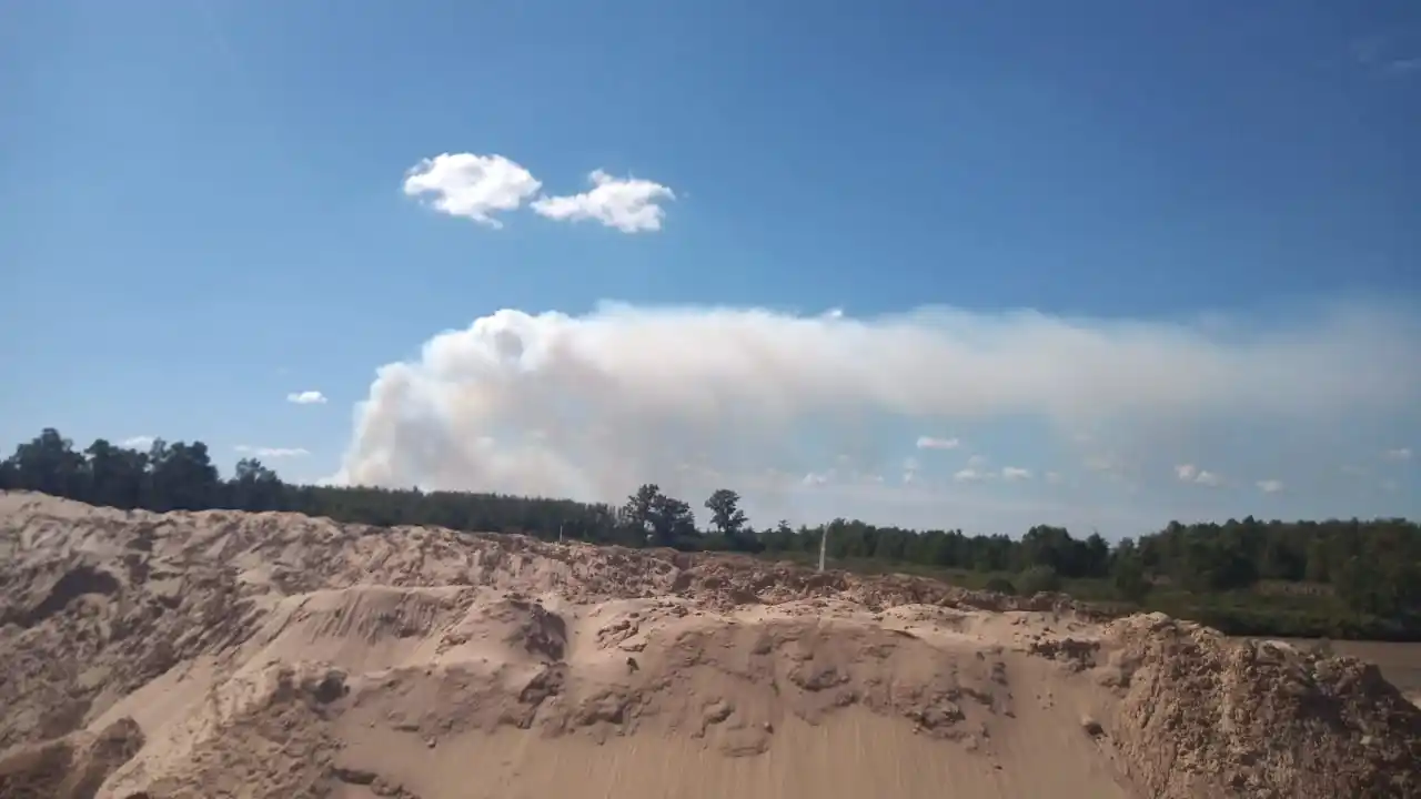 Quema en islas: detectan focos en Lechiguanas
