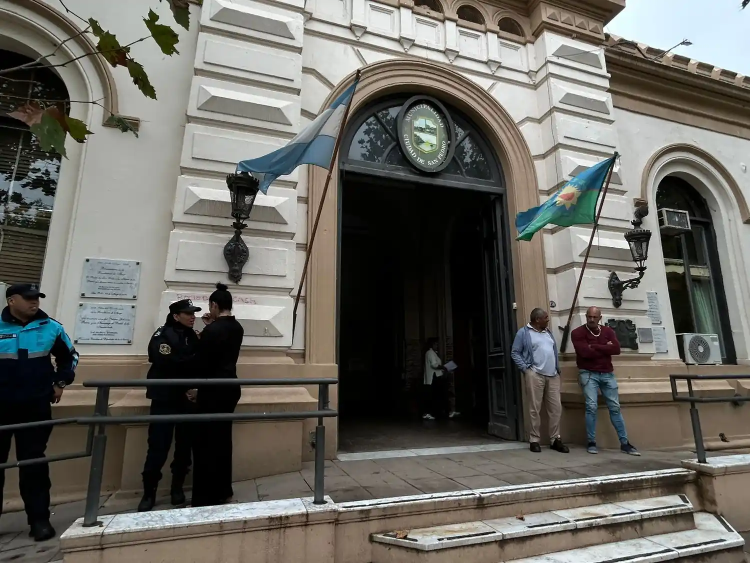 El Palacio municipal de San Pedro.
