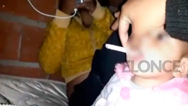 Una madre hizo fumar a su bebé de seis meses "para que no llore"