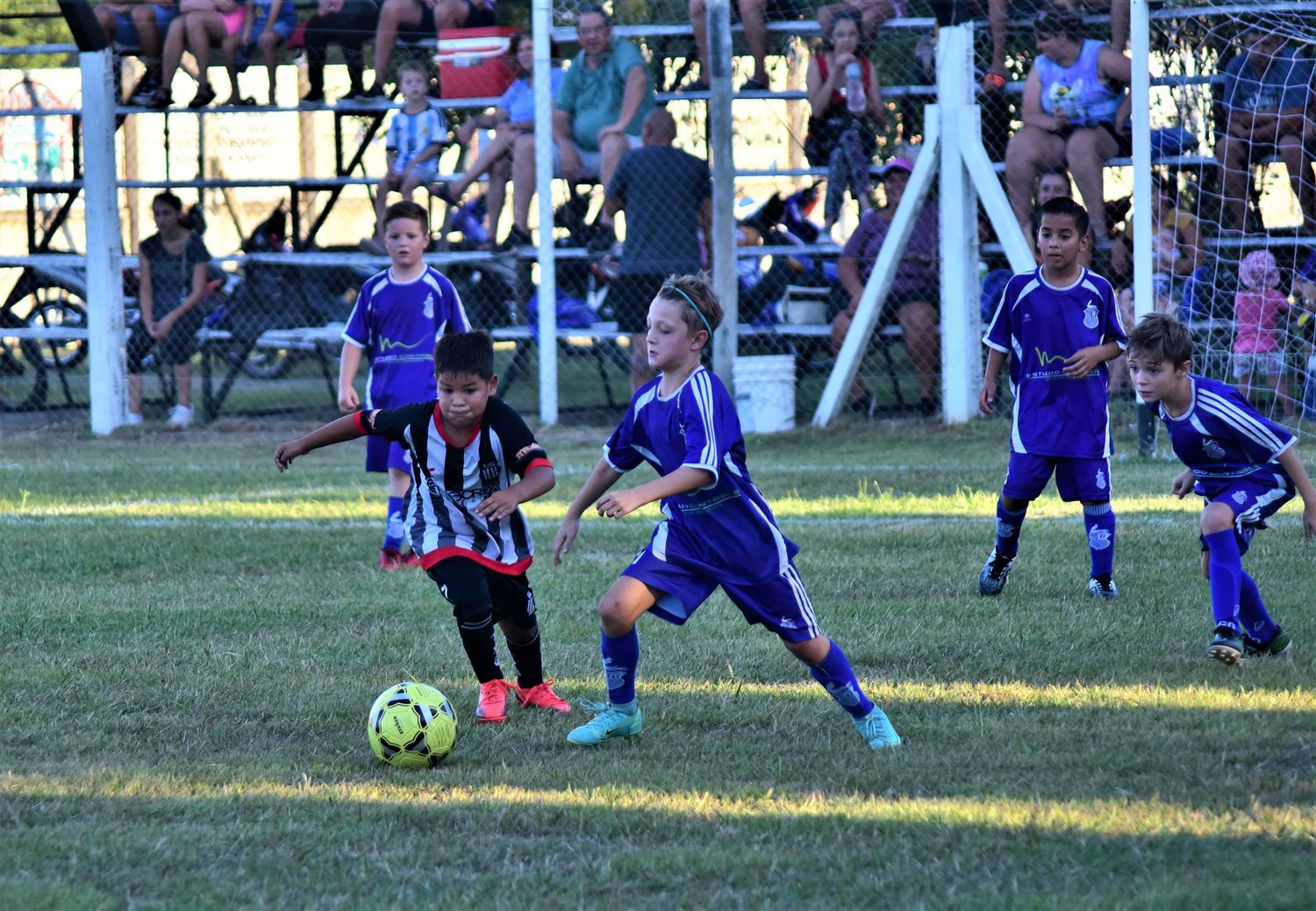 Los niños disfrutaron de un fin de semana a puro fútbol