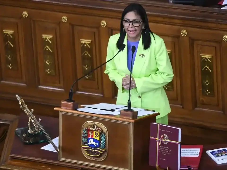 Delcy Rodríguez, presidenta.