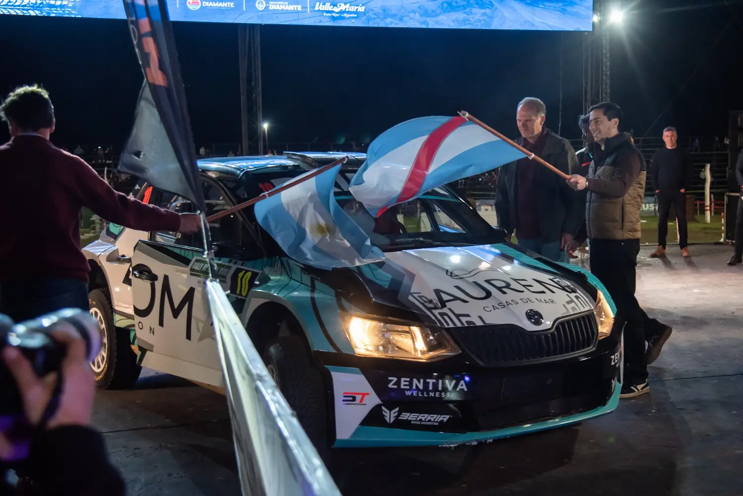 Entre Ríos acompañó en la largada del Rally Argentino en Diamante