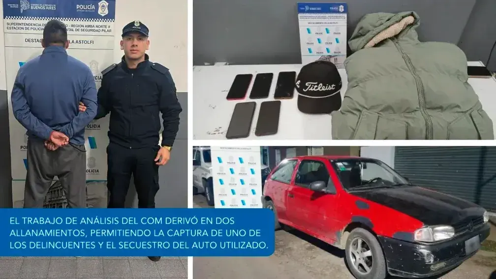 La investigación de la policía dio con los sospechosos.