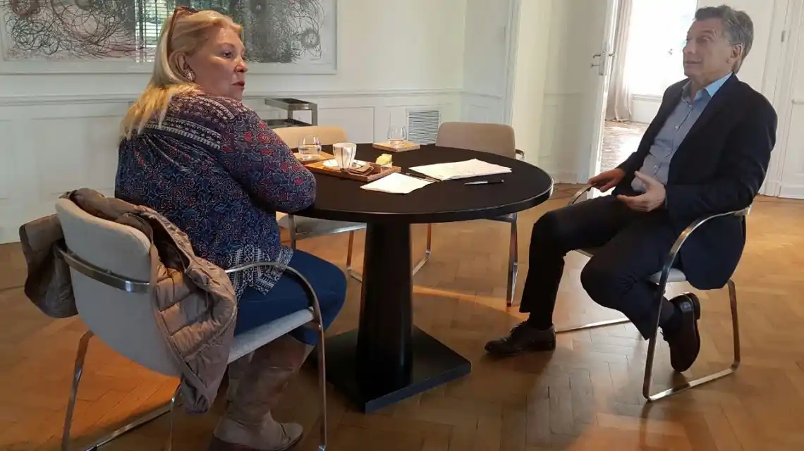 Tras varios meses sin diálogo, Macri recibió a Carrió en Olivos