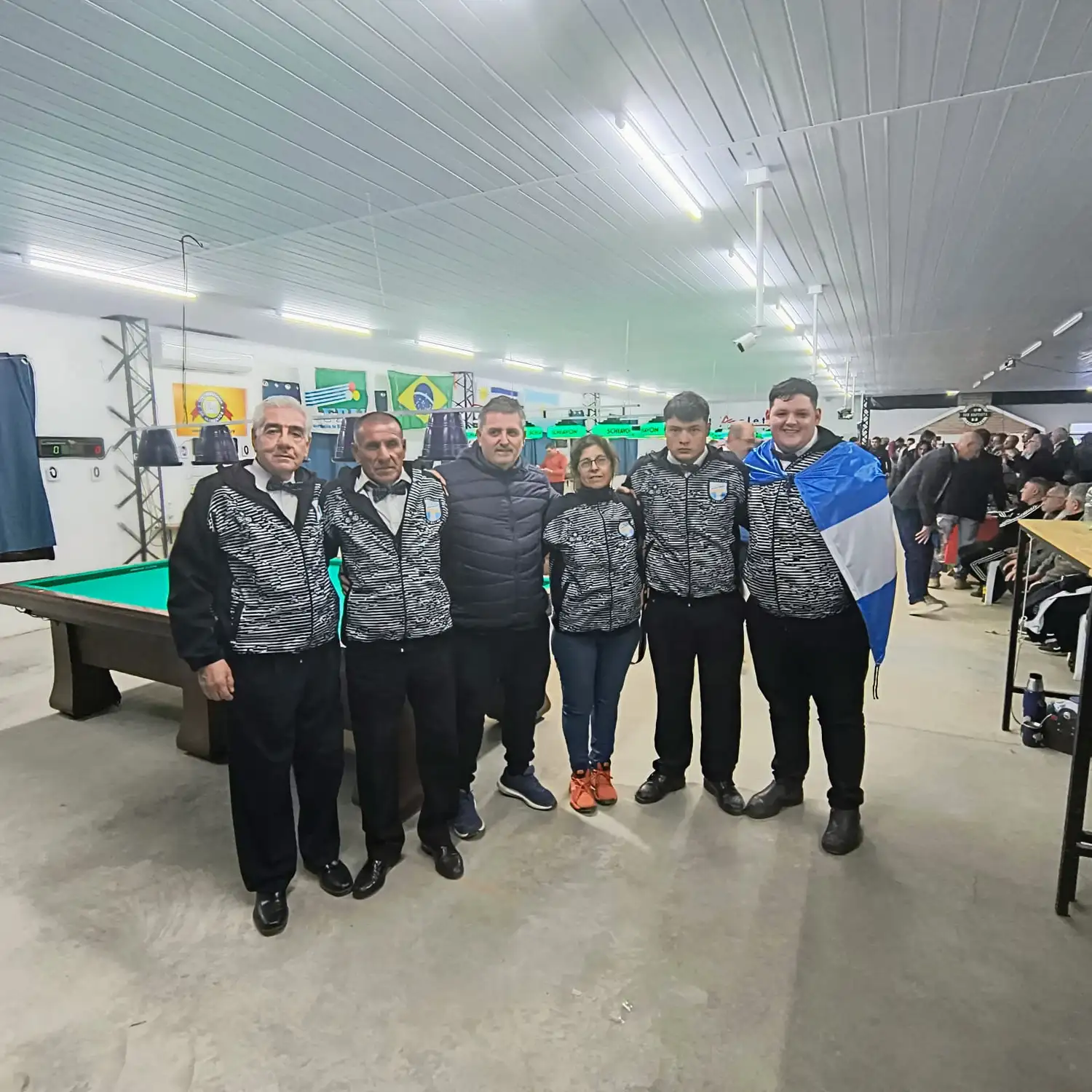 Delegación de Entre Ríos: Carlos Reynoso, Daniel Romero, Rodolfo J. Moussou, Noemí Colombo, Juan Paredes y Carlos Lencina.