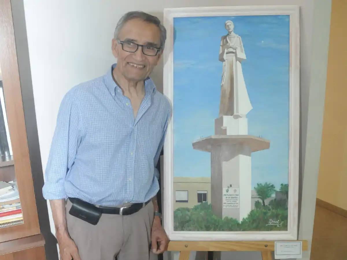 “Es un orgullo volver con mi obra a  esta ciudad donde aprendí a pintar” 