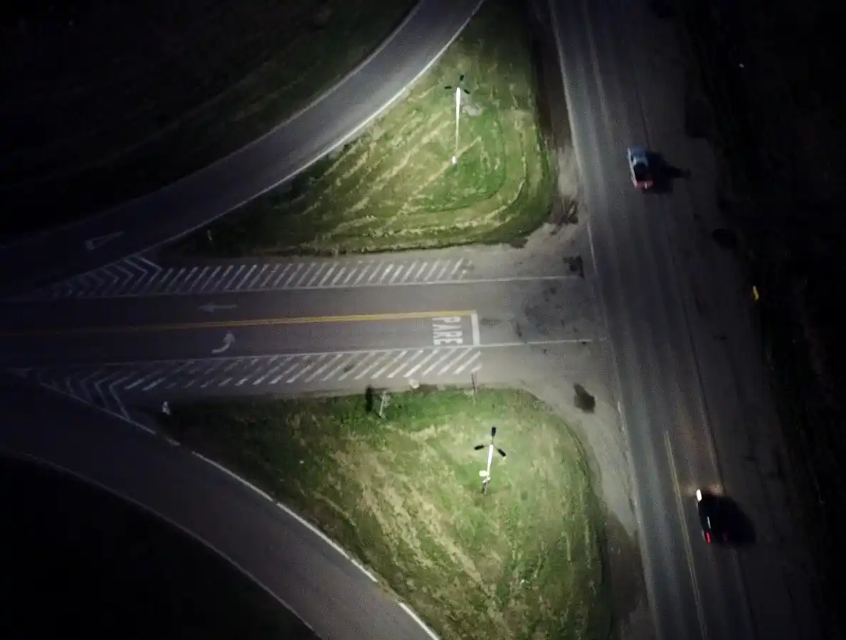 El cruce de las rutas pasó a ser un lugar más seguro.